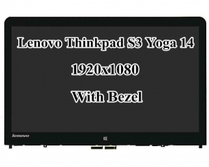 Lenovo ThinkPad S3 Yoga 14 LCD LED Display Touch Screen Assembly with Frame 14