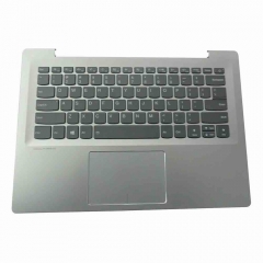 For Lenovo IdeaPad 520S-14IKB Silver Palmrest w/ Backlit Keyboard & Touchpad
