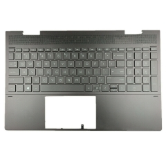 New Palmrest Top Case with Keyboard Backlit For HP ENVY X360 15-ED 15M-ED