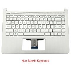 New HP 14-DQ 14-DQ1059WM 14-DQ0012DX Palmrest w/ Keyboard Non-Backlit L88200-001