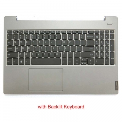New Palmrest w/ Backlit Keyboard Silver For Lenovo Ideapad S340-15IWL S340-15API