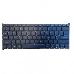 New Laptop US Layout Keyboard With Backlit Blue Color For Acer Swift SF314-52 Series