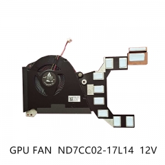 New GPU Cooling Fan For ASUS ROG GX501G ND7CC02-17L14 12V Version