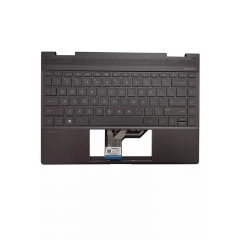 New Brown Palmrest US Keyboard Backlight Upper Case Top Case For HP Spectre x360 13-AE 13-AE013DX