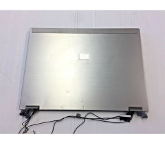 For HP Elitebook 6930P Genuine Laptop LCD Back Cover with Hinges 604V9020