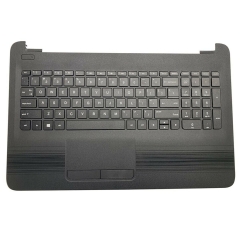 New HP 15-AY 15-BA Palmrest Top Case with Keyboard & Touchpad Black 855027-001