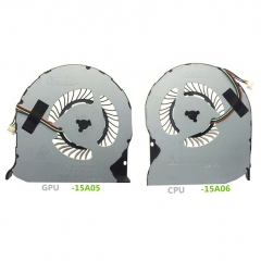 New CPU+GPU Cooling Fan For DELL Precision 7510 M7510 7520 M7520 044PG6 0XNTR8