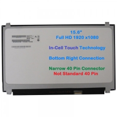 Touch Screen Narrow 40 Pins For Lenovo NV156FHM-T00 B156HAK02.0