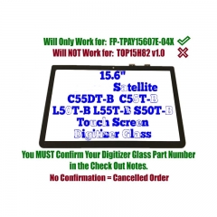 Touch Glass For TOSHIBA L50t-b L55t-b C55T-B S50T-B S55T-B FP-TPAY15607E-04X