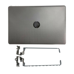 New LCD Back Cover + Hinges Gray 929893-001 For HP 15-BS 15-BW 15T-BR 15T-BS
