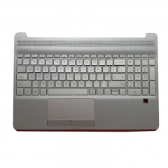 New Palmrest Top Case With Fingerprint Hole For HP 15S-DU L52155-001