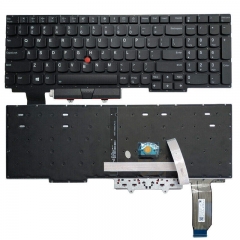 Laptop New Keyboard US FOR Lenovo Thinkpad E15 Gen1 20RD 20RE with Backlit Black