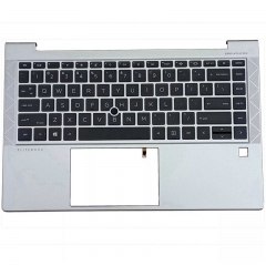 New Palmrest US Keyboard For HP Elitebook 840 G7 G8 745 G8 G7 M07090-001 Silver with backlight