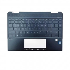 Palmrest Top Case Upper Case with US Backlight Backlit Keyboard For HP Spectre X360 13-AP Series TPN-Q212 Blue