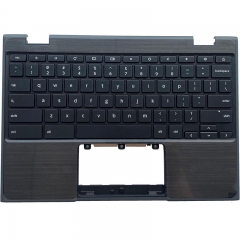 Palmrest w/ Keyboard / no touchpad For Lenovo 100e Chromebook 2nd Gen 81MA Black Color