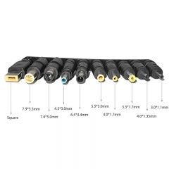 Square mouth 10pcs commonly used laptop PD lure fast charging conversion cable TYPE-C to round mouth DC power adapter