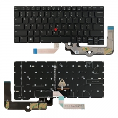Black Color US with backlit Keyboard For Lenovo Thinkpad T14s Gen3 Gen4