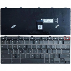 Laptop Replacement Keyboard Compatible for Dell Chromebook 11 3100 5190 00D2DT 0H06WJ US Layout with Lock Key