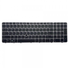 New US Layout Silver no backlit Keyboard For HP EliteBook 850 G3 G4 755 G3 G4 ZBook 15u G3
