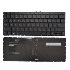 RU Language Backlit Backlight Keyboard For HP EliteBook 830 G7 830 G8 835 G7 Black Color