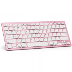Bluetooth Keyboard For iPad 10th Generation, iPad 10.2 (9th/8th/7th), iPad Pro 13/12.9/11 inch, iPad Air/Mini and More Bluetooth Enabled Devices, Rose Gold