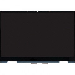 Replacement Non-OLED 13.3 inches WUXGA LCD Display Touch Screen Digitizer Assembly with Bezel 30Pin (1920x1200 Space Blue) for HP ENVY x360 13-bf 13t-bf 13-bf0000 13t-bf000 13-bf0xxx 13t-bf0xx