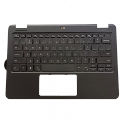 Replacement Laptop Upper Case Palmrest Keyboard Camera Assembly Part 0R1976 R1976 for Dell Latitude 11 3120 Black